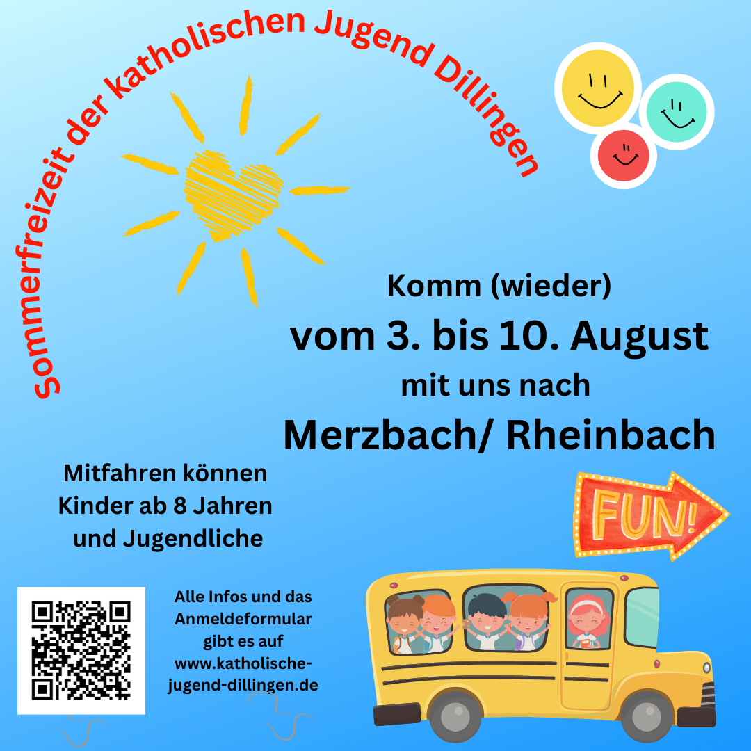 Flyer Sommerfreizeit Dillingen