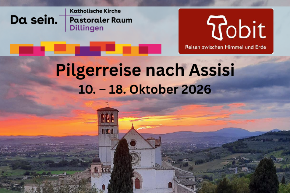 Pilgerreise nach Assisi 10. – 18. Oktober 2026 (c) @ Tobit Reisen - PastR Pilgerreise nach Assisi 10. – 18. Oktober 2026